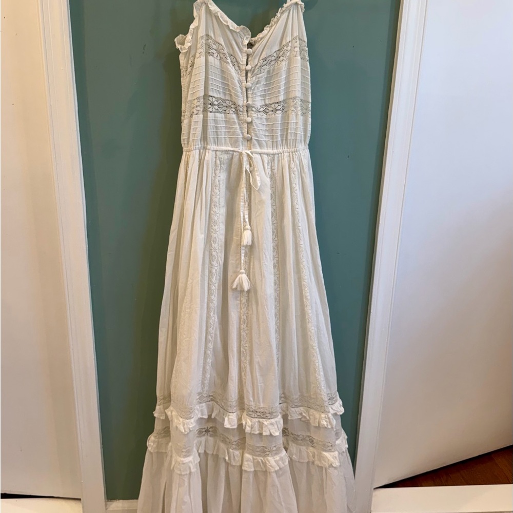 Urban Outfitters White Lace Maxi Dress